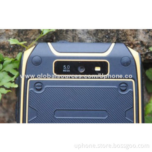 Waterproof Smart Dual-mode Phones with Toughen Glass, 122.5 x 68.8 x 16.3mm Size